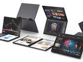De Gathertech Co. Deeku HL108D is een laptop van twee pond met twee 10,5" aanraakschermen. (Bron: Gathertech op Green Funding)