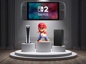 Banner voor consoleverkoop in april VS toont Switch 2 voor PS5