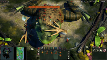 Afbeelding: Een screenshot van de gameplay van Empires of the Undergrowth.
