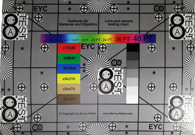 Foto van testdiagram