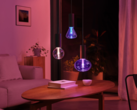 De nieuwe Philips Hue Lightguide-lampen hebben een sterk reflecterend oppervlak. (Afbeelding bron: Signify)