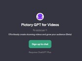 Pictory GPT voor video's beschikbaar voor ChatGPT Plus (Bron: Eigen)
