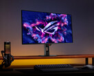 De ROG Strix OLED XG27ACDMS heeft een vlakke afwerking zoals veel van Asus' recente OLED gaming monitoren. (Afbeeldingsbron: Asus)