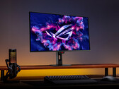 De ROG Strix OLED XG27ACDMS heeft een vlakke afwerking zoals veel van Asus' recente OLED gaming monitoren. (Afbeeldingsbron: Asus)