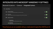 AMD AI-functies op Windows 11 (afbeelding via AMD)