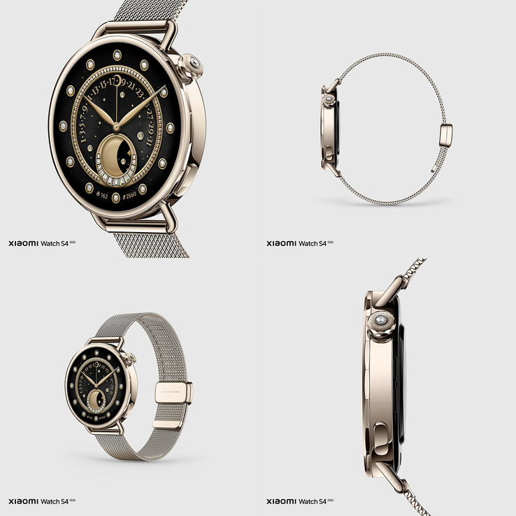 De Xiaomi Watch S4 Quicksand Gold-versie (Afbeelding bron: Xiaomi)