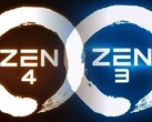 Zen 4-processoren maken gebruik van socket AM5, terwijl Zen 3-chips gebruik maakten van socket AM4. (Beeldbron: AMD - bewerkt)