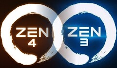 Zen 4-processoren maken gebruik van socket AM5, terwijl Zen 3-chips gebruik maakten van socket AM4. (Beeldbron: AMD - bewerkt)