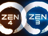 Zen 4-processoren maken gebruik van socket AM5, terwijl Zen 3-chips gebruik maakten van socket AM4. (Beeldbron: AMD - bewerkt)