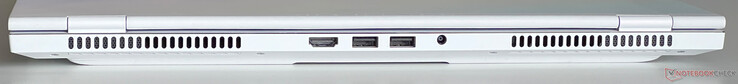 Achterkant: HDMI 2.0, 2x USB-A 3.2 Gen.1, PSU
