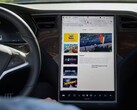 Het infotainmentsysteem biedt mogelijk onderbrekingen voor verkeersupdates (afbeelding: Tesla)