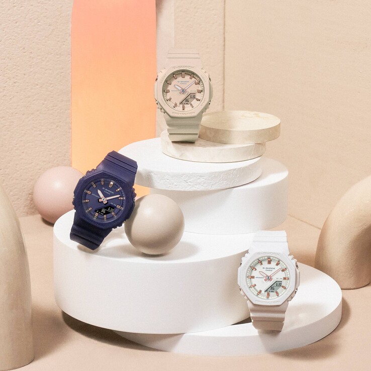 Er zijn drie Casio GMA-P2100M-serie horloges onderweg naar Europa. (Afbeeldingsbron: Casio)