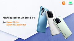 Xiaomi rolt nu stabiele Android 14-updates uit voor drie smartphones. (Afbeeldingsbron: Xiaomi)