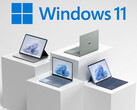 De nieuw ontdekte truc om lokale accounts te omzeilen voor Windows 11 is vrij eenvoudig en gemakkelijk. Afgebeeld: Windows 11 laptops (Afbeeldingsbron: Microsoft - bewerkt)
