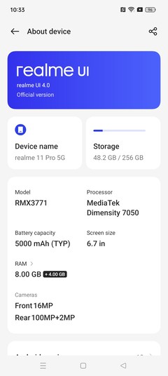 realme 11 Pro-software