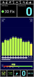 GPS-test: buiten