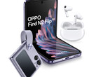 Oppo verkoopt de Find N2 Flip in de kleurstellingen Astral Black en Moonlit Purple. (Beeldbron: Oppo)