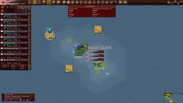 Afbeelding: Een screenshot van de gameplay van Warplan Pacific.