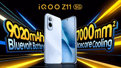 De iQoo Z11 heeft een enorme 9.020 mAh batterij 