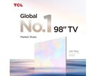 TCL is "No.1" voor 98-inch tv's. (Bron: TCL)