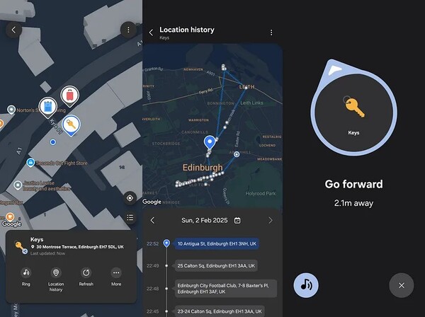 uTag vervangt de SmartThings-app voor het volgen van een SmartTag. (Afbeeldingsbron: Kieron Quinn)