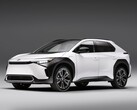 Toyota's bZ4X krijgt tussen 2026 en 2027 een bijgewerkte batterij. (Afbeeldingsbron: Toyota)