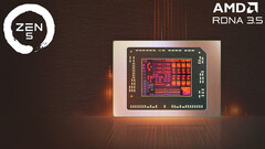 AMD RDNA 3.5 iGPU Radeon 890M levert bijna even goede prestaties als Nvidia RTX 2050 (Afbeeldingsbron: AMD [bewerkt])