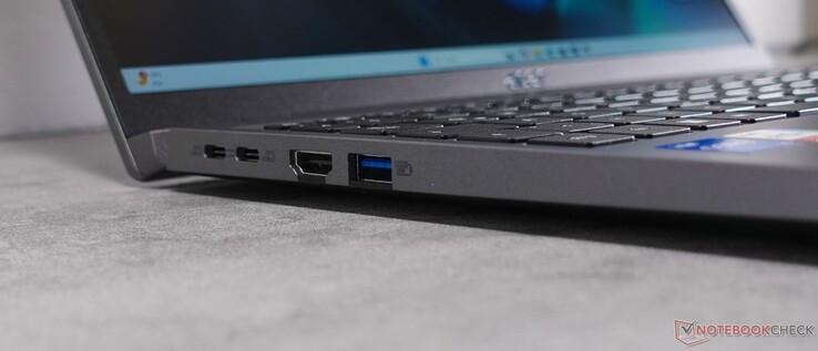 2 x USB-C met DP en PD; HDMI; USB-A 3.2 Gen 1