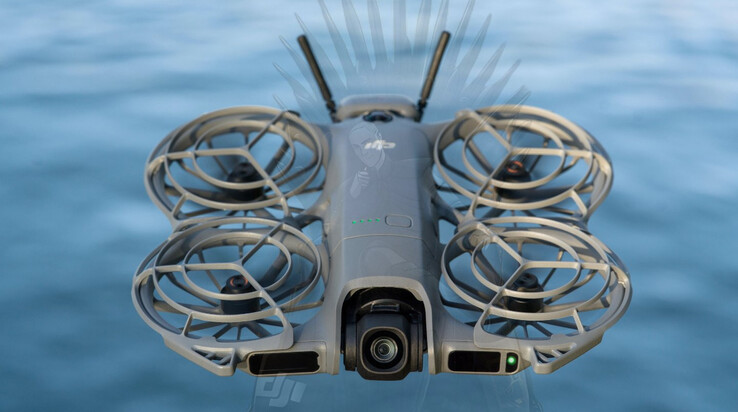 Een close-up van de DJI Neo 2 tijdens de vlucht. (Afbeeldingsbron: via Igor Bogdanov)