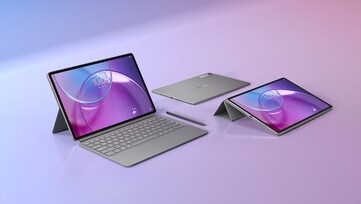 De Lenovo Idea Tab Pro Gen 2 en bijbehorende accessoires. (Afbeeldingsbron: Evan Blass)
