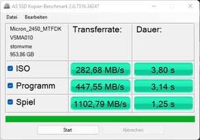AS SSD kopieer benchmark