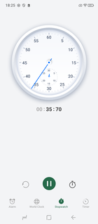 Stopwatch (Afbeeldingsbron: Screenshot - Sergey Tarasov - Notebookcheck)