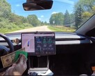 Tesla FSD 13 kan nu zelfstandig tolpoortjes verlaten na betaling (Afbeeldingsbron: Dirty Tesla/X)