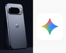 Google Pixel-telefoon met drievoudige camera's (links) naast het kleurrijke Gemini AI-logo (rechts). (Afbeeldingsbron: onofficieel artwork)