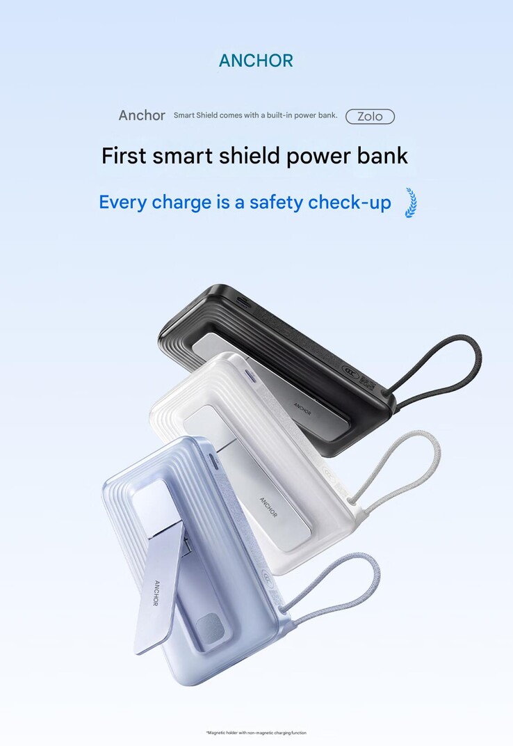 De Anker Zolo Smart Shield Met Ingebouwde Kabel Power Bank
