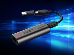 De ROG USB-C10G is bij Amazon US te koop voor 98,87 dollar. Afgebeeld: een promotiefoto van de ethernetadapter.