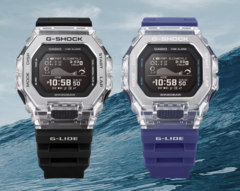 Van links naar rechts, de Casio GBX-100S-1JF, en de GBX-100S-2JF. (Afbeeldingsbron: Casio)