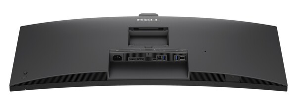 De Dell Pro P 34 USB-C Hub Conferencing Monitor heeft veel poorten dankzij de hubfunctionaliteit.