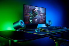 Verlicht je installatie met de aankomende Razer Nommo V2 achterprojectie Chroma RGB-luidsprekers (Bron: Razer)