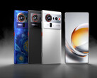 De Nubia Z80 Ultra in zijn verschillende wereldwijde lanceringskleuren. (Afbeeldingsbron: Nubia)