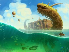 Officiële afbeelding van het spel The Wandering Village. (Afbeeldingsbron: thewanderingvillage.com)