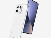 De Xiaomi 13 leent design cues van veel andere vlaggenschip smartphones. (Beeldbron: @OnLeaks &amp; CompareDial)