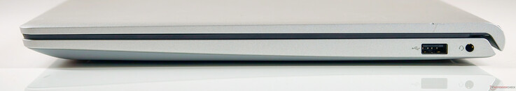 Rechts: USB 2.0 Type-A, 3,5 mm combo audio-aansluiting