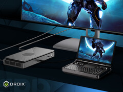 De GPD Win Mini 2025 is verkrijgbaar in zwart en wit. (Afbeelding bron: GPD & Droix)