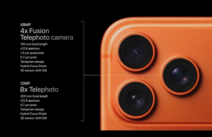 De iPhone 17 Pro heeft slechts één telefotocamera met 4x zoom, ook al suggereert de marketing van Apple twee telefotocamera's.