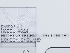 Nothing heeft al laten weten dat het modelnummer van de Phone (3) &#039;A024&#039; is. (Afbeeldingsbron: Nothing)