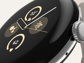 De Pixel Watch 2 in zilver met het porseleinen horlogebandje (bron: Google)