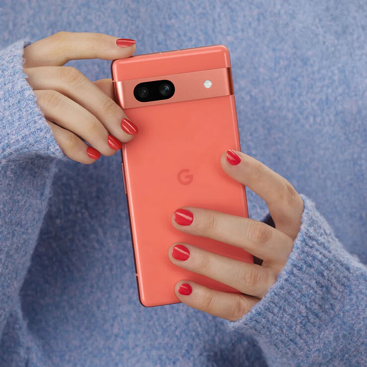 Een 'koraal' kleur werd eerder al aangeboden bij de Pixel 7a. (Afbeeldingsbron: Google)
