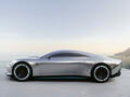 De Mercedes Vision AMG is gebouwd op het AMG.EA-platform, dat in 2025 op de markt moet komen. (Afbeelding bron: Mercedes-AMG)
