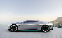 De Mercedes Vision AMG is gebouwd op het AMG.EA-platform, dat in 2025 op de markt moet komen. (Afbeelding bron: Mercedes-AMG)